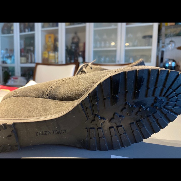 Leather Comfy Wedge Shoes - Picture 6 of 7